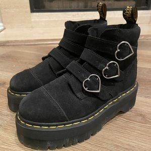VERY RARE Dr Martens x Lazy Oaf buckle boots US 5